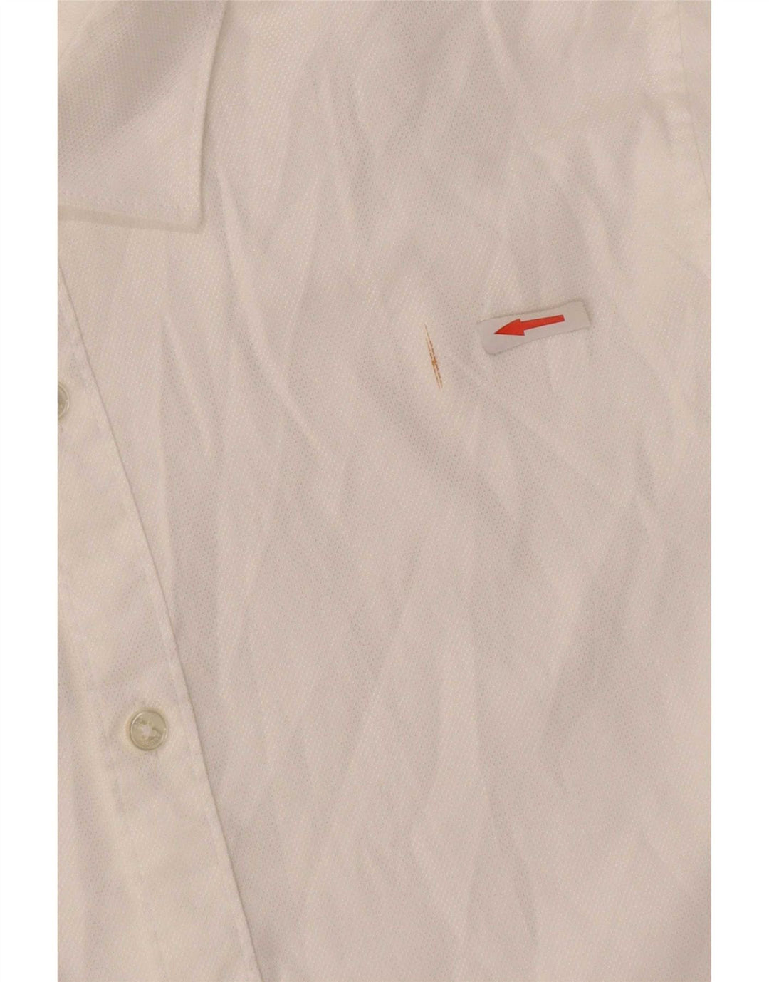 Zara Cămașă pentru bărbați Slim Fit Large White
