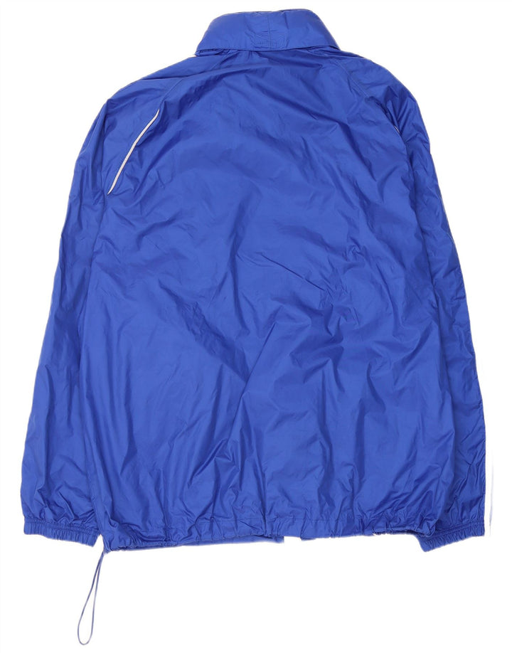 Jachetă de ploaie cu glugă Adidas pentru bărbați UK 42 XL Albastru Poliamidă