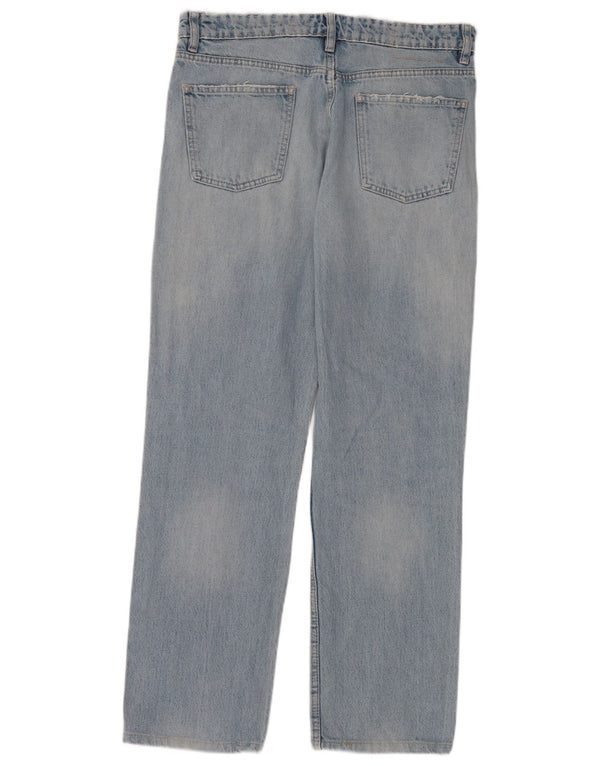 Zara Womens Straight Jeans EU 40 Medium W30 L30 Blue