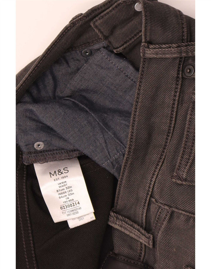 Blugi slim pentru femei Marks & Spencer W32 L33 bumbac gri