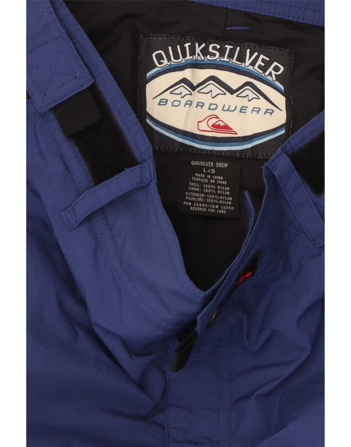 Pantaloni de schi Quiksilver pentru bărbați, nailon mare, albastru