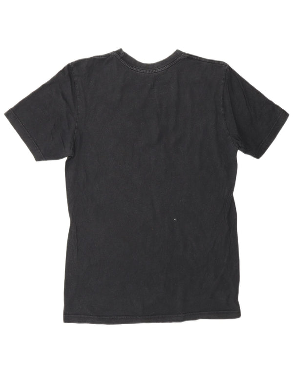 NIKE Womens Regular Fit Graphic T-Shirt Top UK 6 XS Black