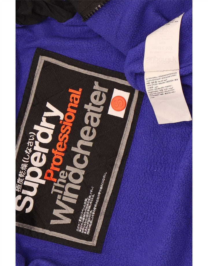 Jachetă Windbreaker cu grafică Superdry pentru femei UK 10 Small Black