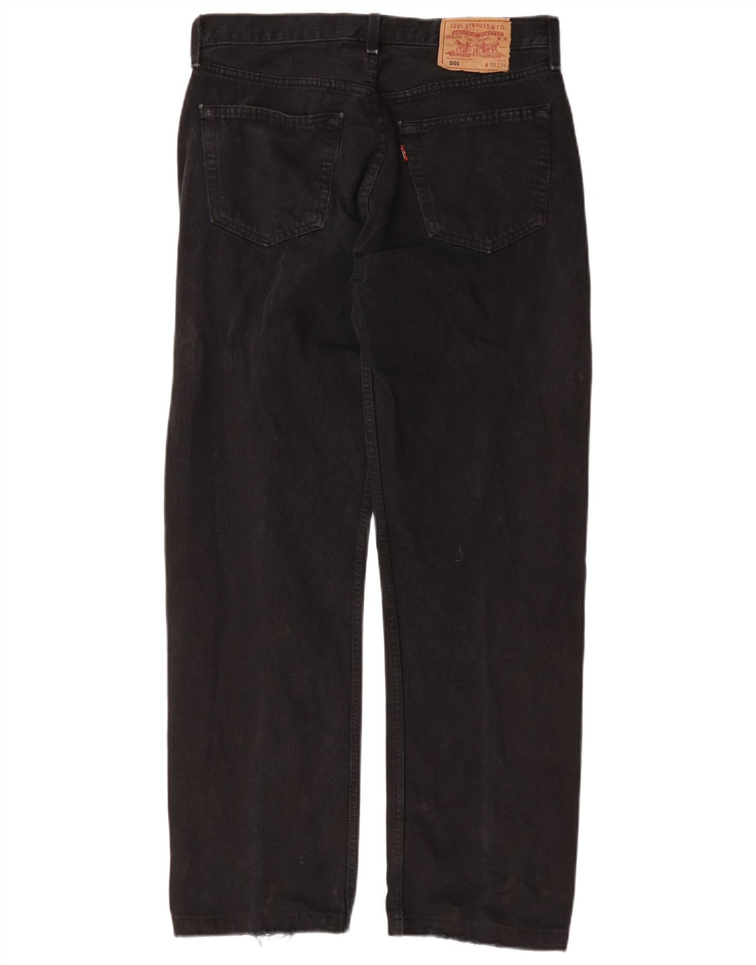 Levi's Womens 501 W32 L29 Bumbac negru
