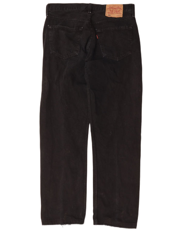 Levi's Womens 501 W32 L29 Bumbac negru