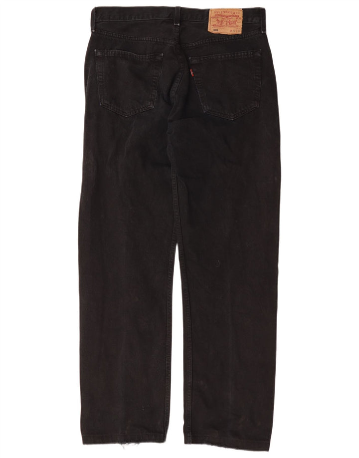 Levi's Womens 501 W32 L29 Bumbac negru