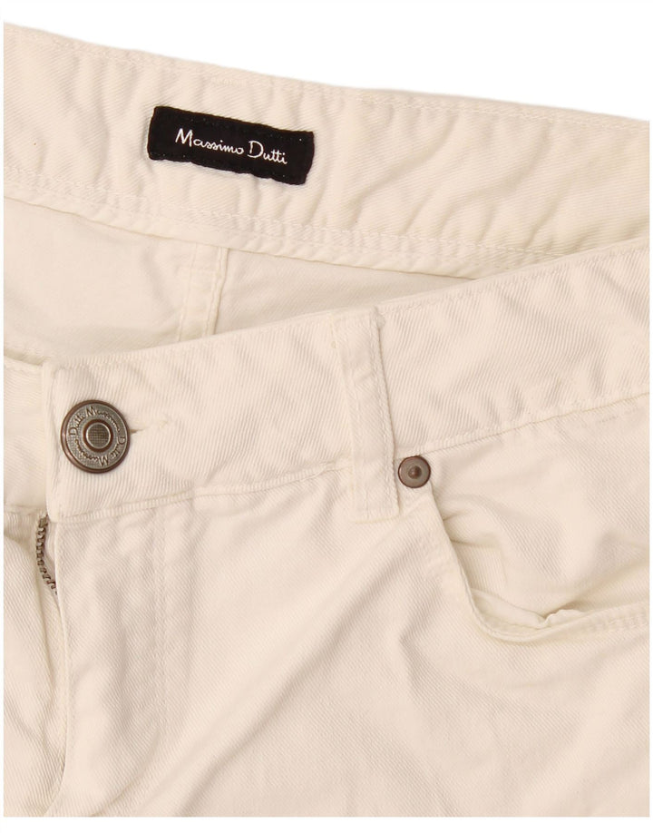 Blugi slim pentru femei Massimo Dutti W28 L27 alb