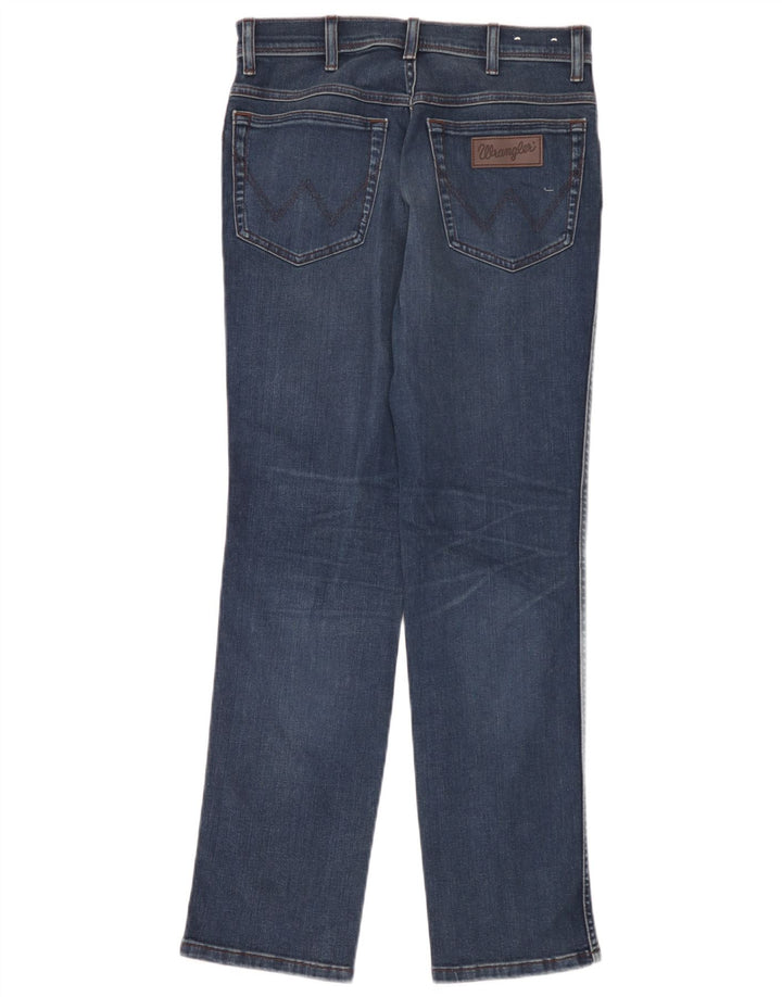 Blugi slim Texas Wrangler pentru bărbați W30 L30 bumbac bleumarin