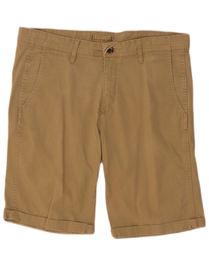 Pantaloni scurți chino pentru bărbați Zara EU 40 Medium W31 Bej Bumbac