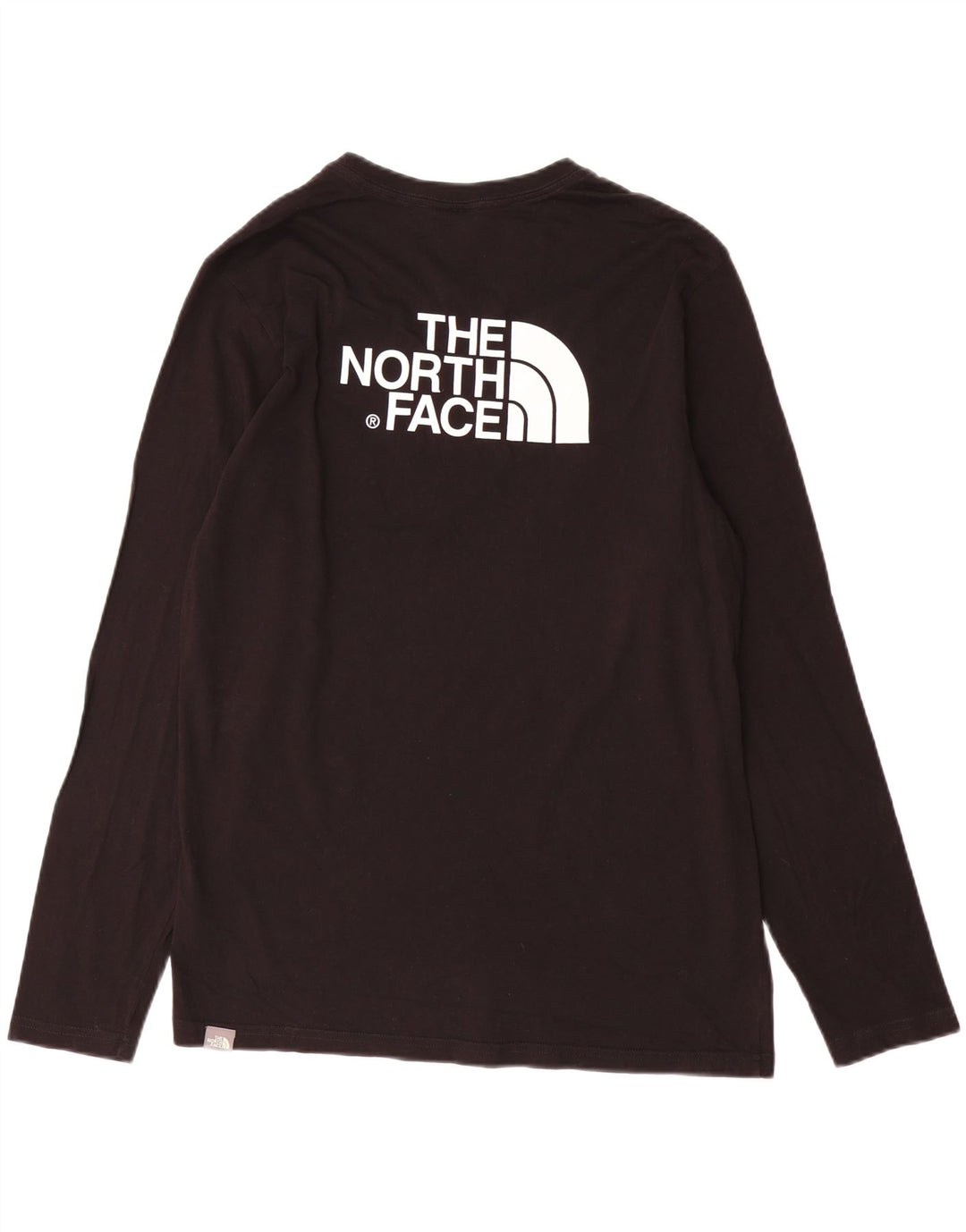 Top pentru bărbați The North Face cu mânecă lungă, bumbac mediu negru