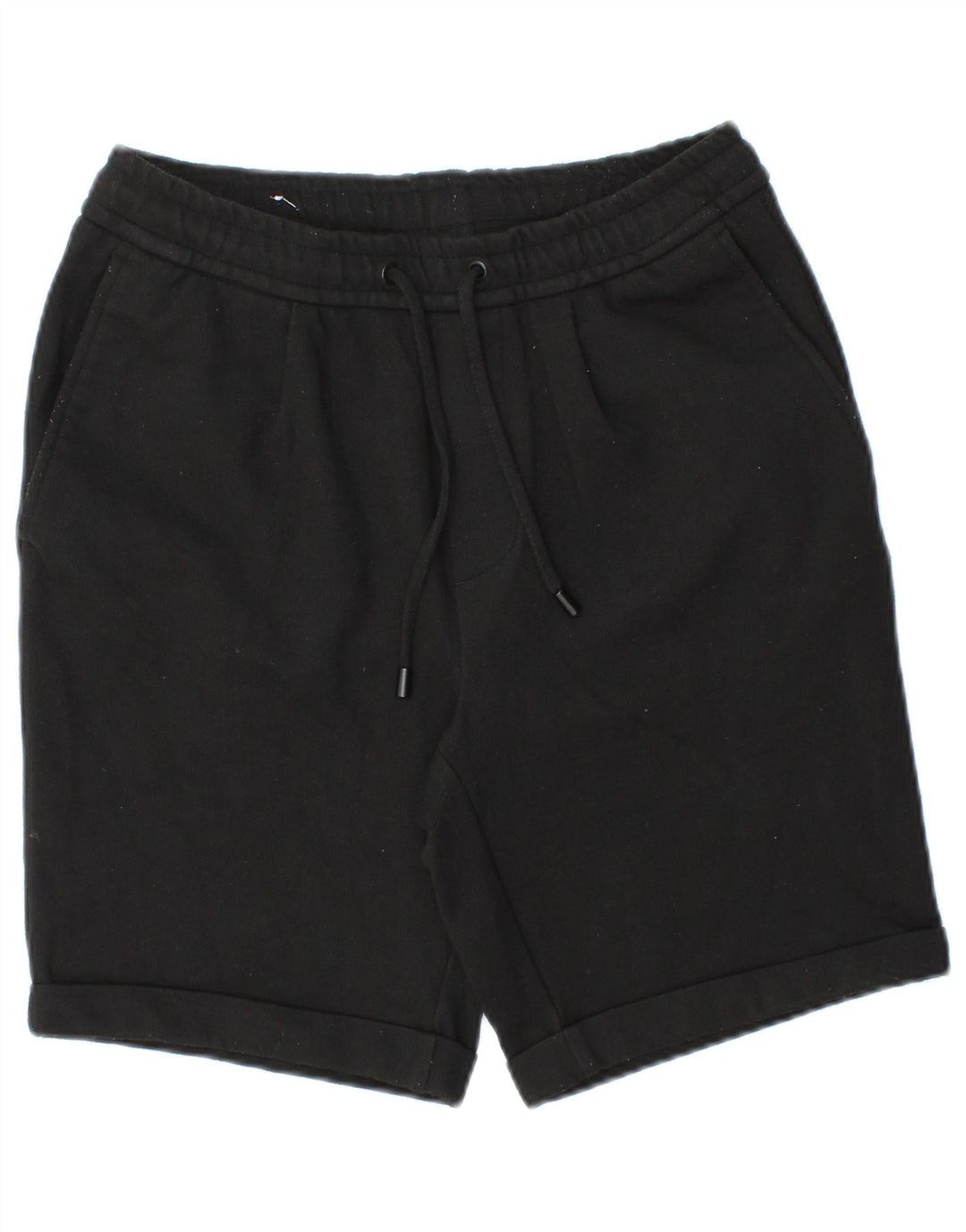 Pantaloni scurti sport pentru bărbați Zara, poliester, negru