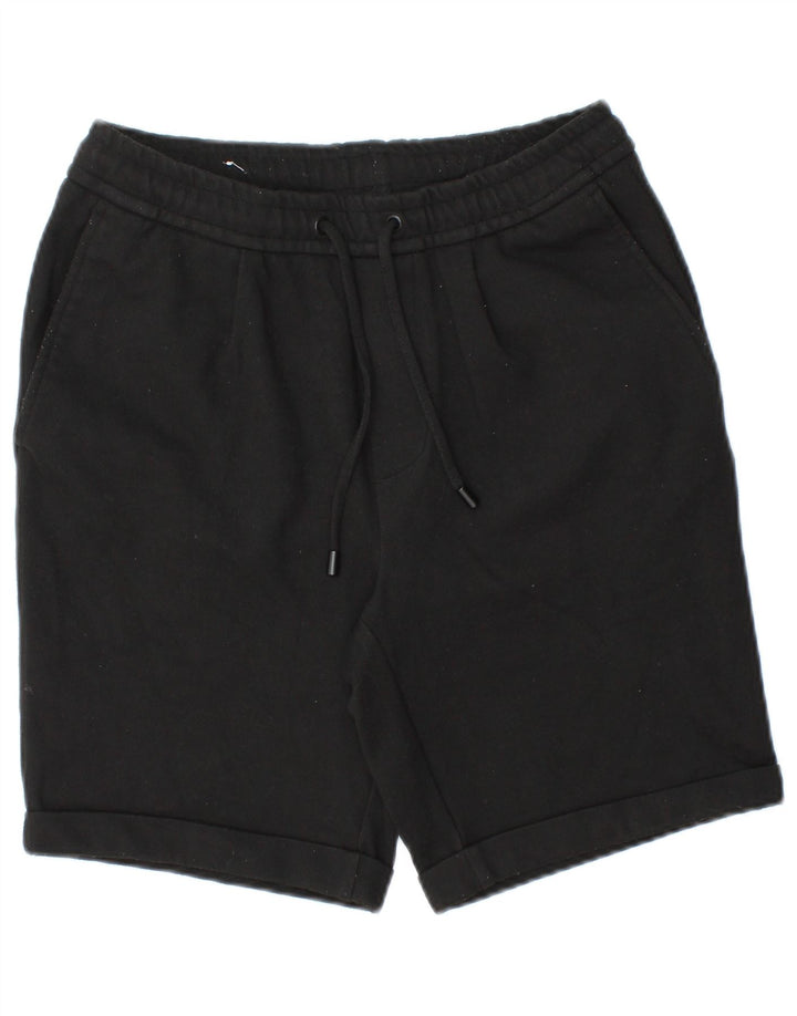 Pantaloni scurti sport pentru bărbați Zara, poliester, negru