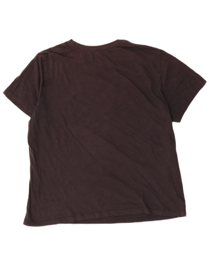 Tricou grafic Nike pentru bărbați Top mare din bumbac negru