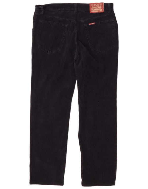 Pantaloni drepti din velur pentru bărbați Carrera IT 50 Large W34 L28 Bleumarin