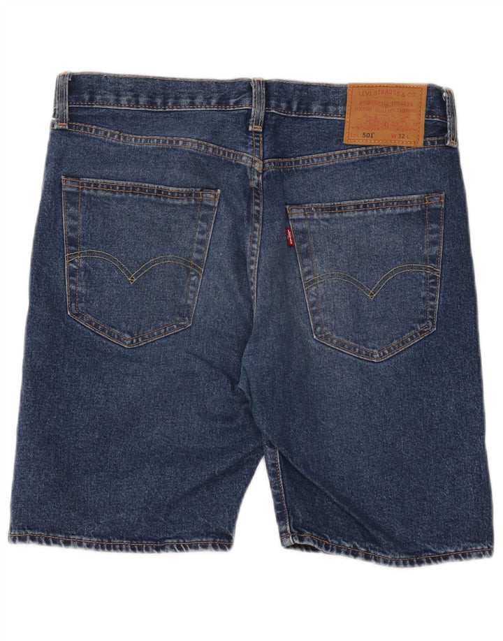 Pantaloni scurți Levi's 501 Denim W32 Medium Blue Bumbac