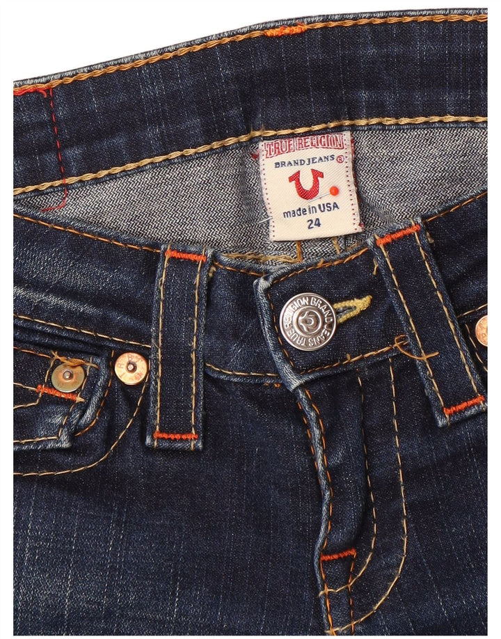 True Religion Blugi Slim Bootcut W24 L33 Bumbac Albastru