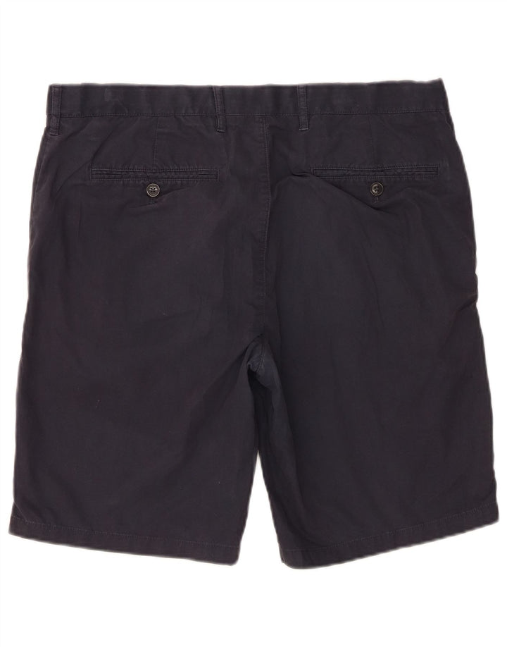 Pantaloni scurți chino pentru bărbați Marks & Spencer W36, mari, albastru, bumbac