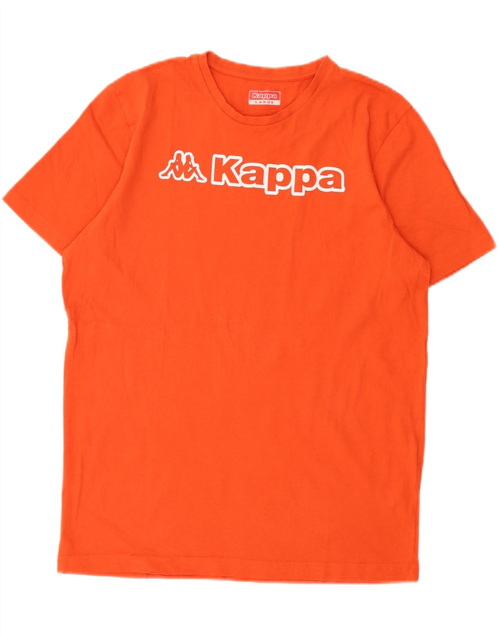 Tricou grafic pentru bărbați Kappa Top mare portocaliu