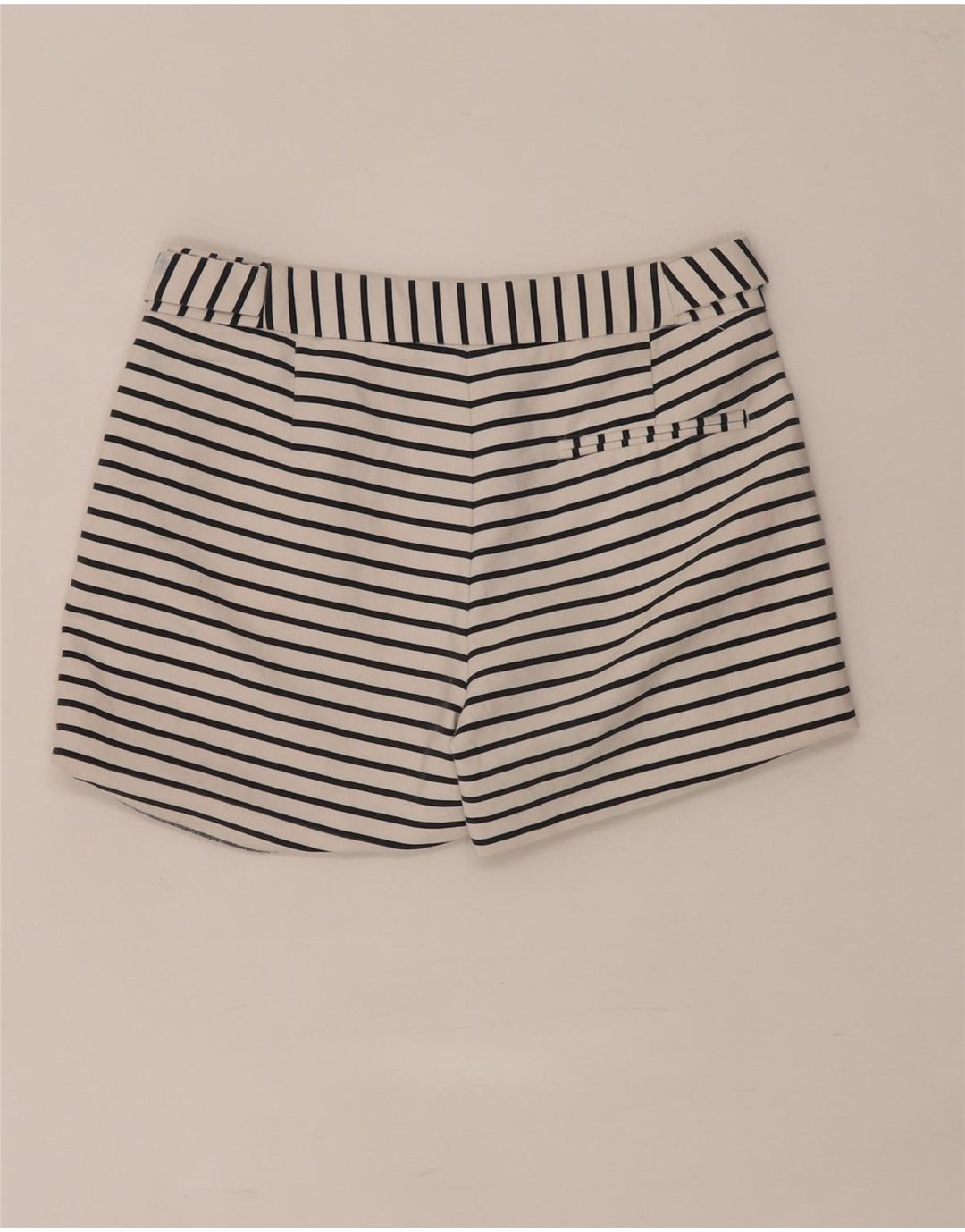 Pantaloni scurți obișnuiți obișnuiți pentru femei Zara XS W28 cu dungi albe