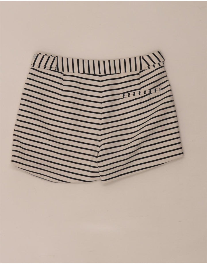 Pantaloni scurți obișnuiți obișnuiți pentru femei Zara XS W28 cu dungi albe
