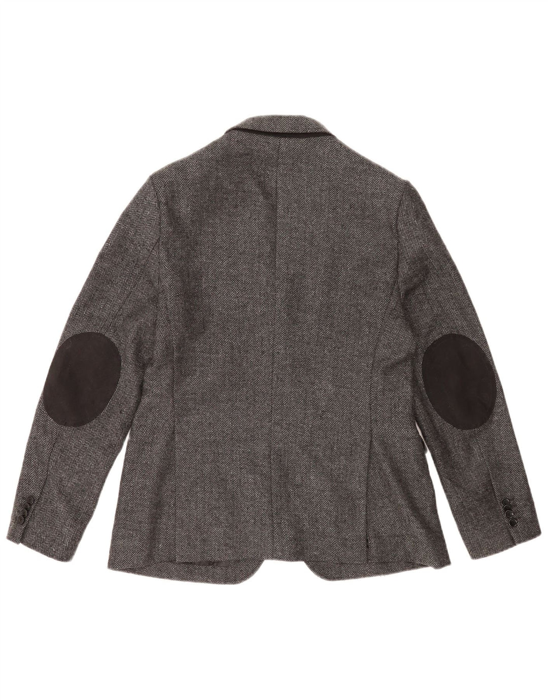 Jachetă pentru bărbați Zara, cu 2 nasturi, EU 52, mare, gri Herringbone