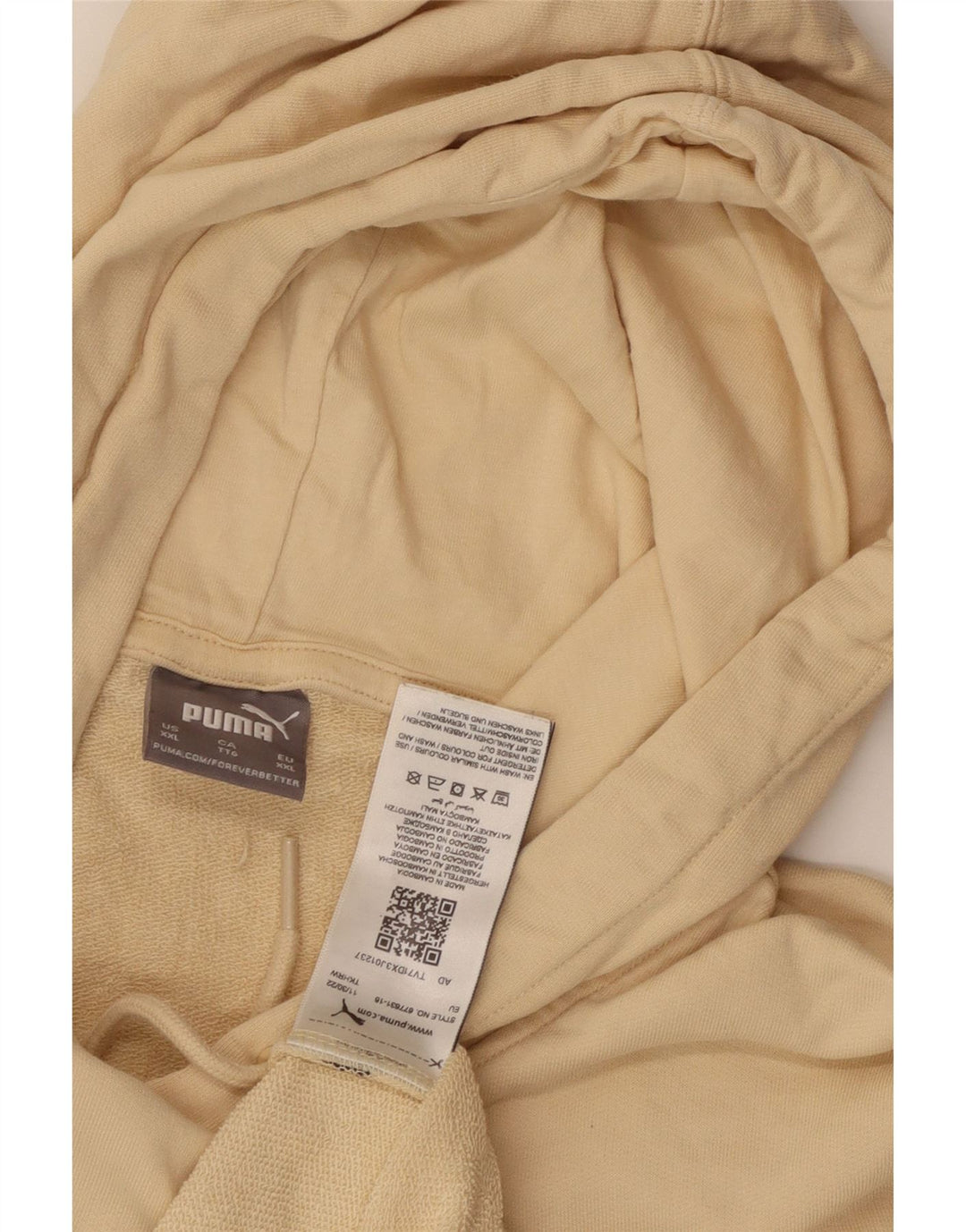 Pulover Puma pentru damă, UK 20 2XL, bej, bumbac