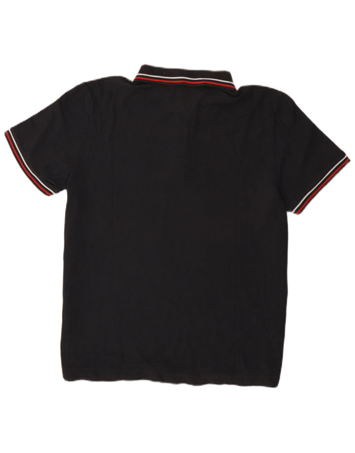 Tricou polo pentru bărbați Lotto XL cu dungi negre