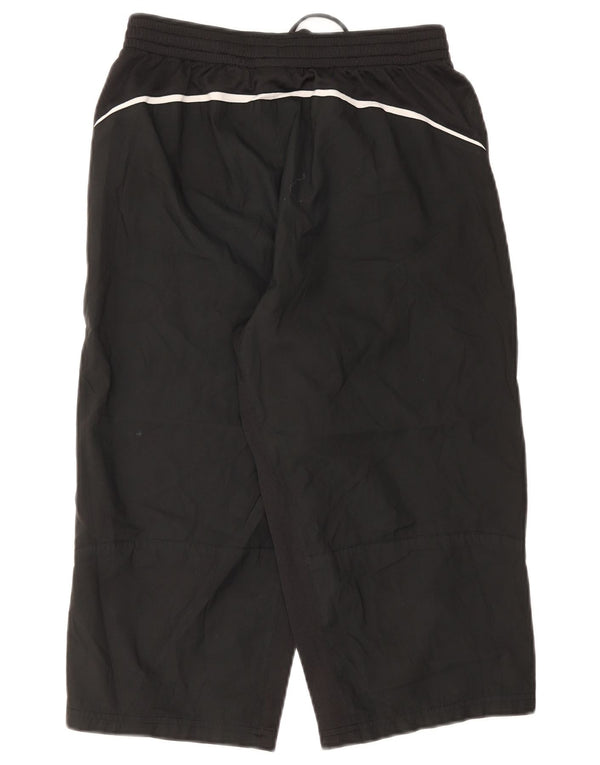 Pantaloni de trening Capri Nike pentru bărbați, negru mediu, poliester color bloc