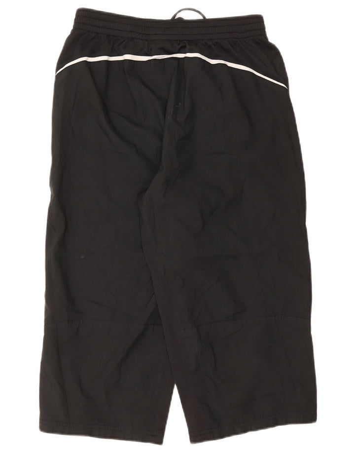 Pantaloni de trening Capri Nike pentru bărbați, negru mediu, poliester color bloc