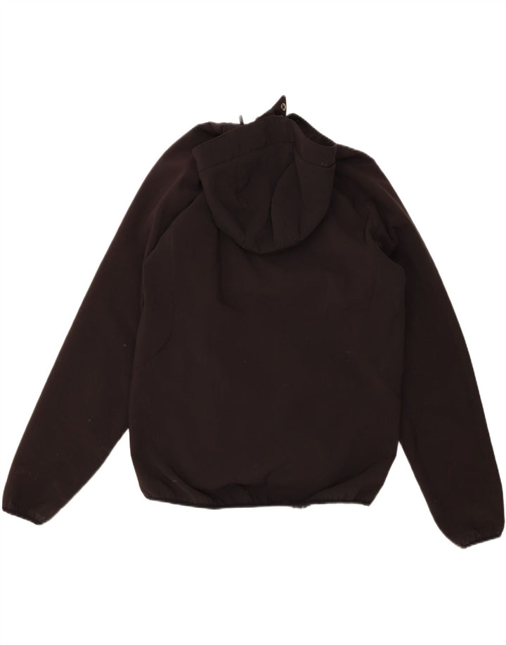 NEW BALANCE Mens Hooded Windbreaker Jacket UK 38 Medium Black