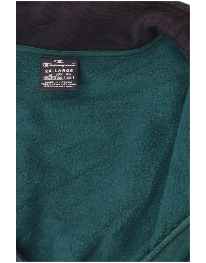 Jachetă de trening pentru bărbați Champion 2XL, verde, color block