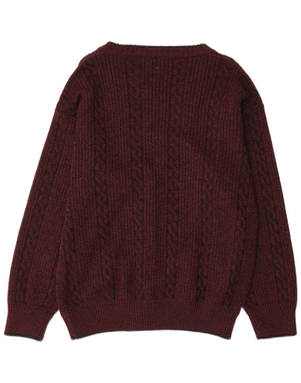 Pulover cardigan Rinaldi pentru femei UK 14 Lână maro mare