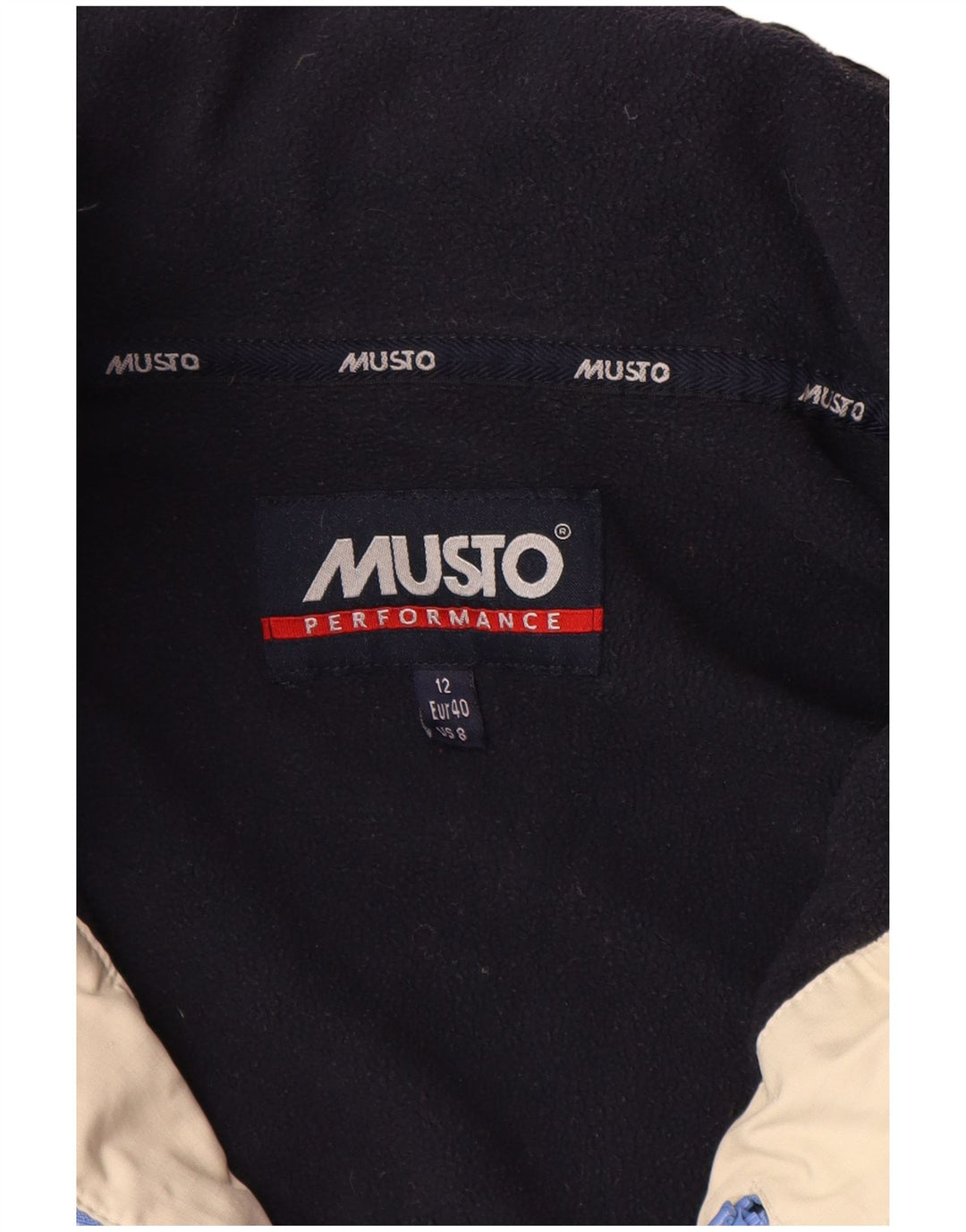 Jachetă de vânt pentru femei Musto UK 12 Poliester albastru mediu