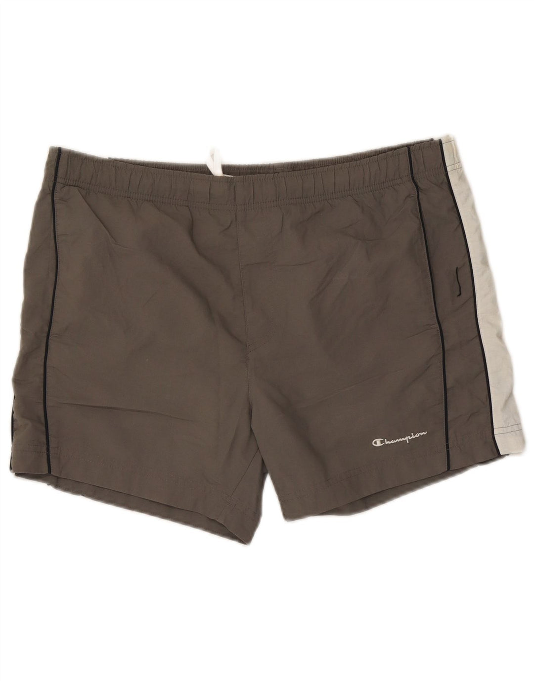 Pantaloni scurți de înot Champion pentru bărbați, mari, gri, poliester color bloc