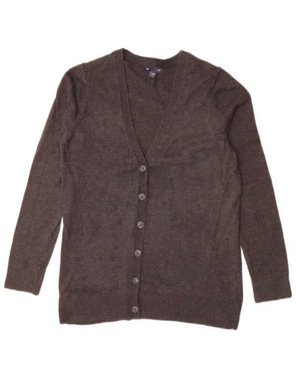 Pulover cardigan pentru femei Gap UK 14 bumbac gri mediu