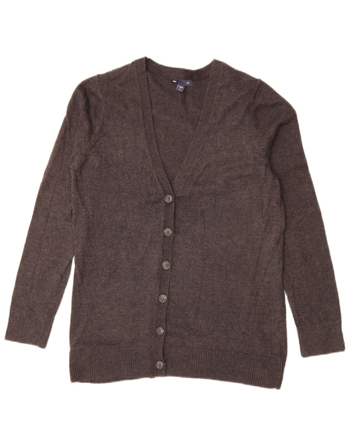 Pulover cardigan pentru femei Gap UK 14 bumbac gri mediu