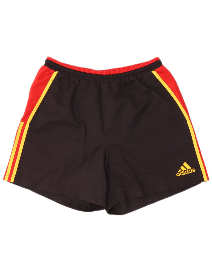 Pantaloni scurți sport pentru bărbați Adidas, mari, negru, poliester color bloc