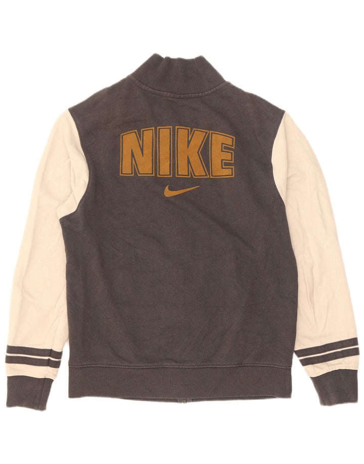 Jachetă de top pentru trening grafic pentru bărbați Nike XS, bumbac color bloc, gri