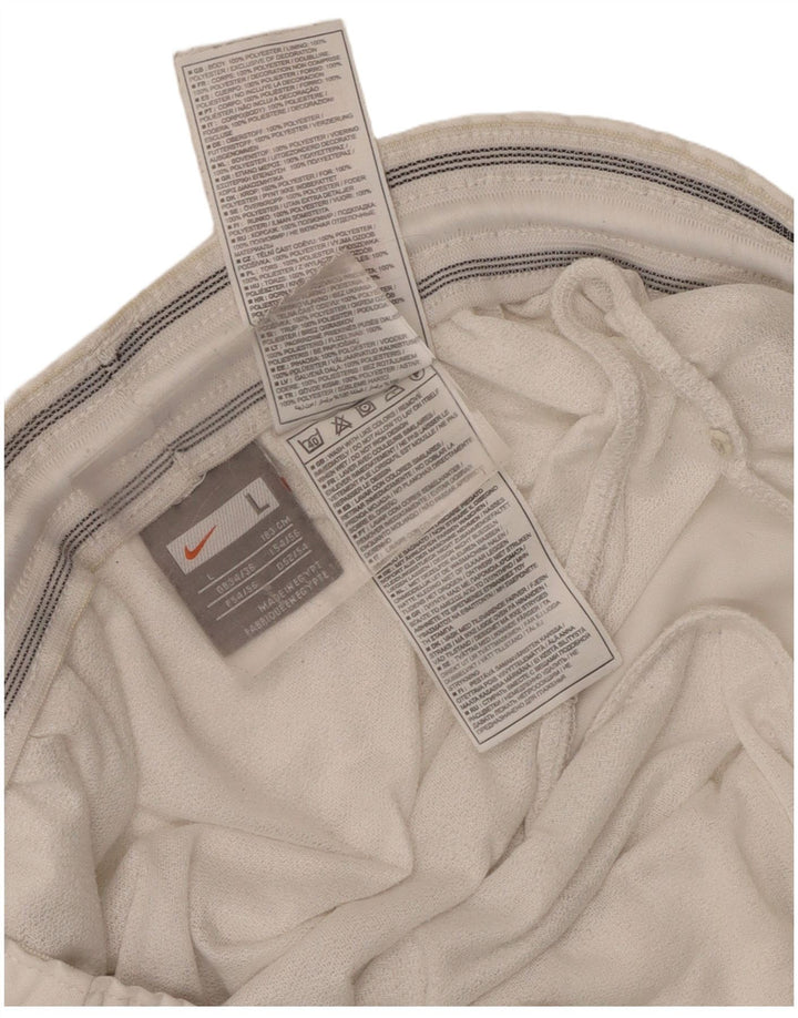 Pantaloni scurți sport Nike pentru bărbați Marea Britanie 34/36 Poliester alb mare