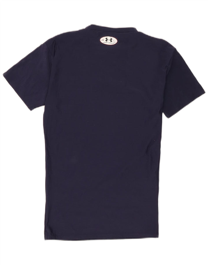 Tricou Under Armour pentru bărbați Top mare din poliester bleumarin