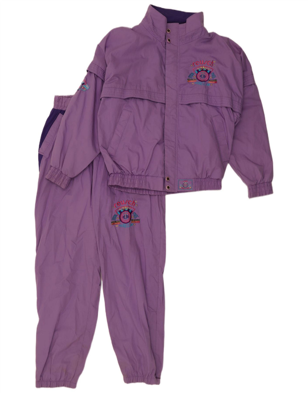Trening complet grafic pentru bărbați Reusch XL poliester violet