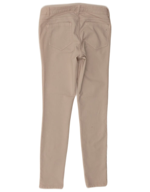 Calvin Klein Pantaloni skinny casual pentru femei US 6 Medium W30 L29 Bej Bumbac