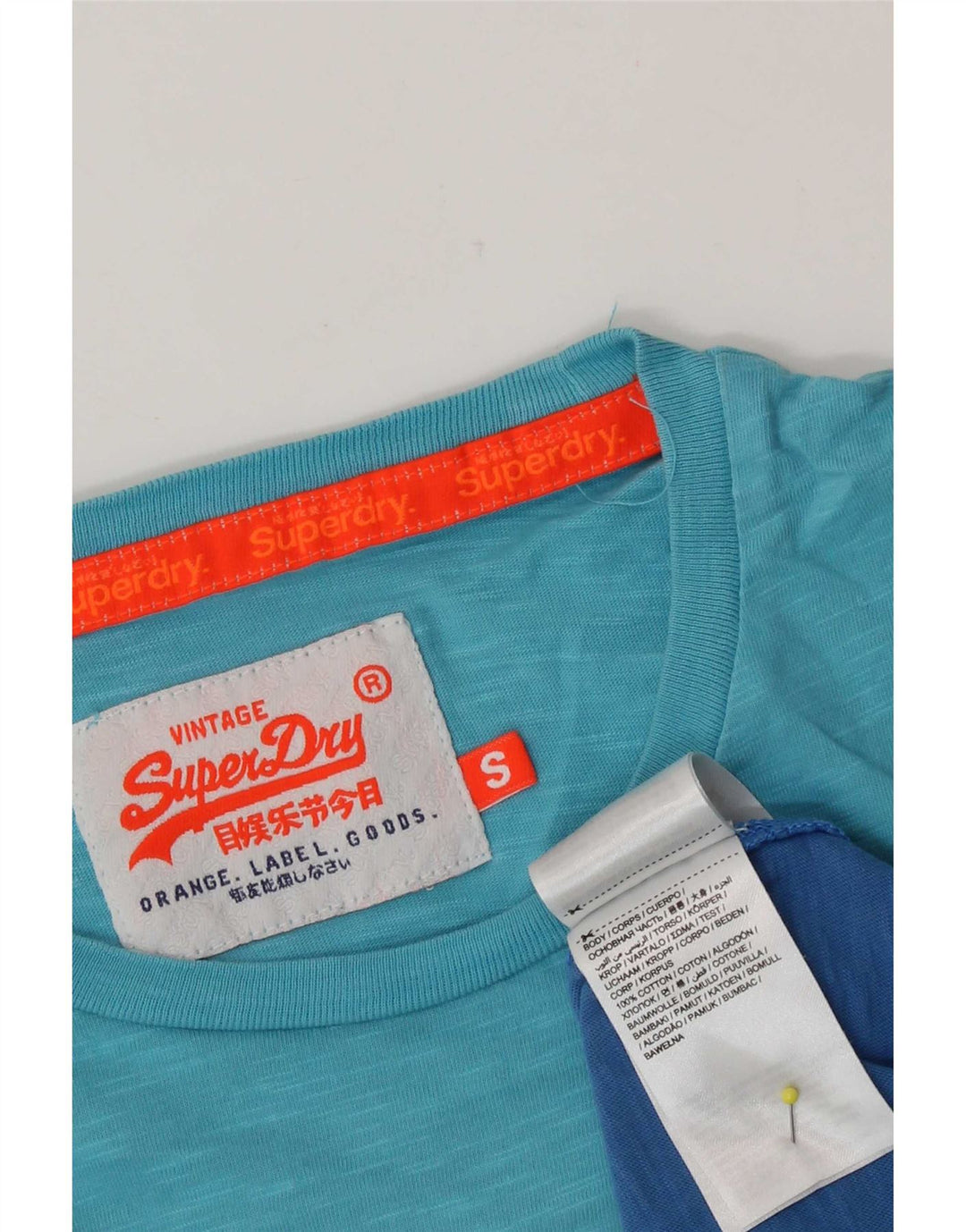 Tricou Superdry pentru bărbați Top mic albastru Tie Dye Bumbac