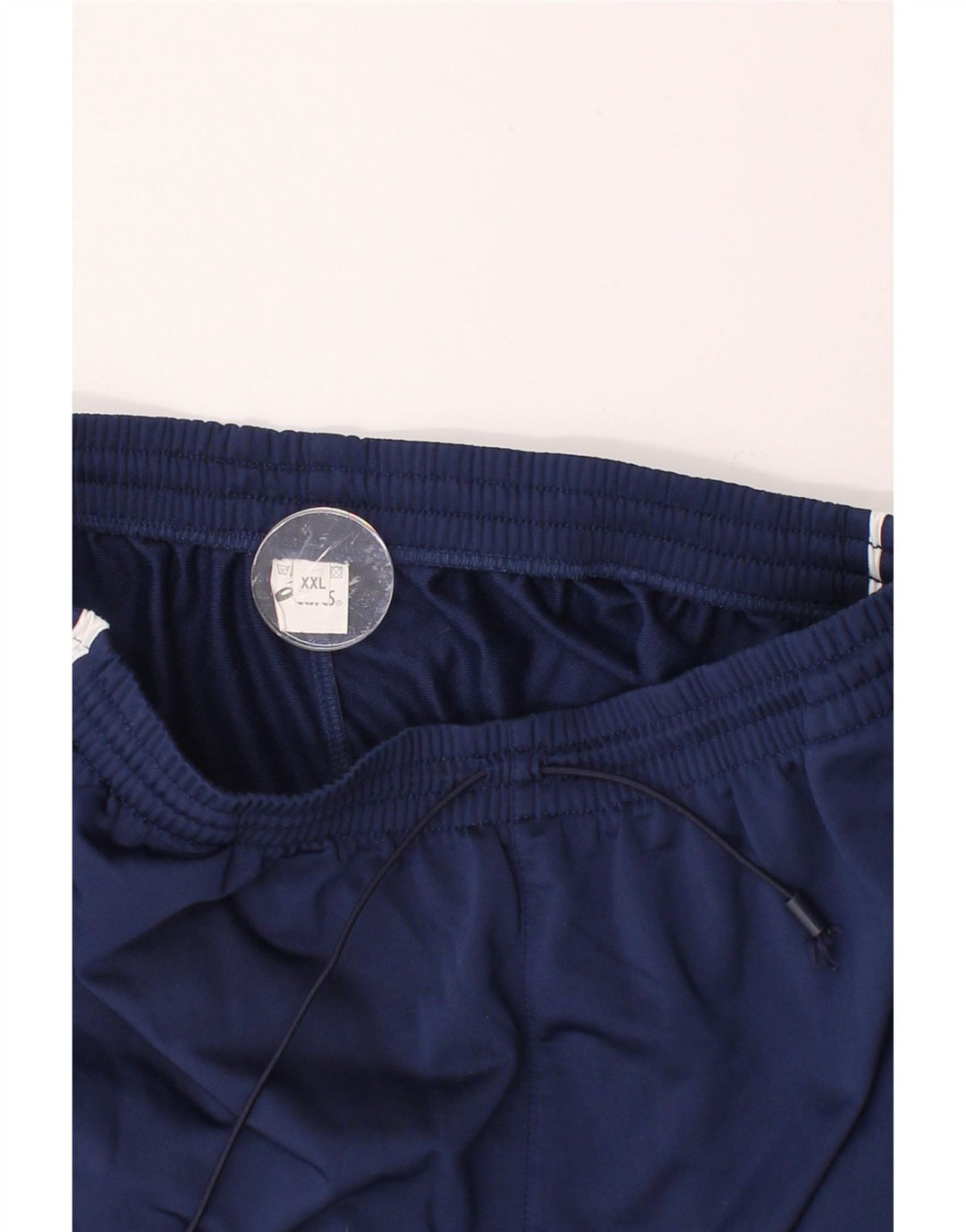 ASICS Mens Tracksuit Trousers 2XL Navy Blue Polyester Vintage Asics and Second-Hand Asics from Messina Hembry 