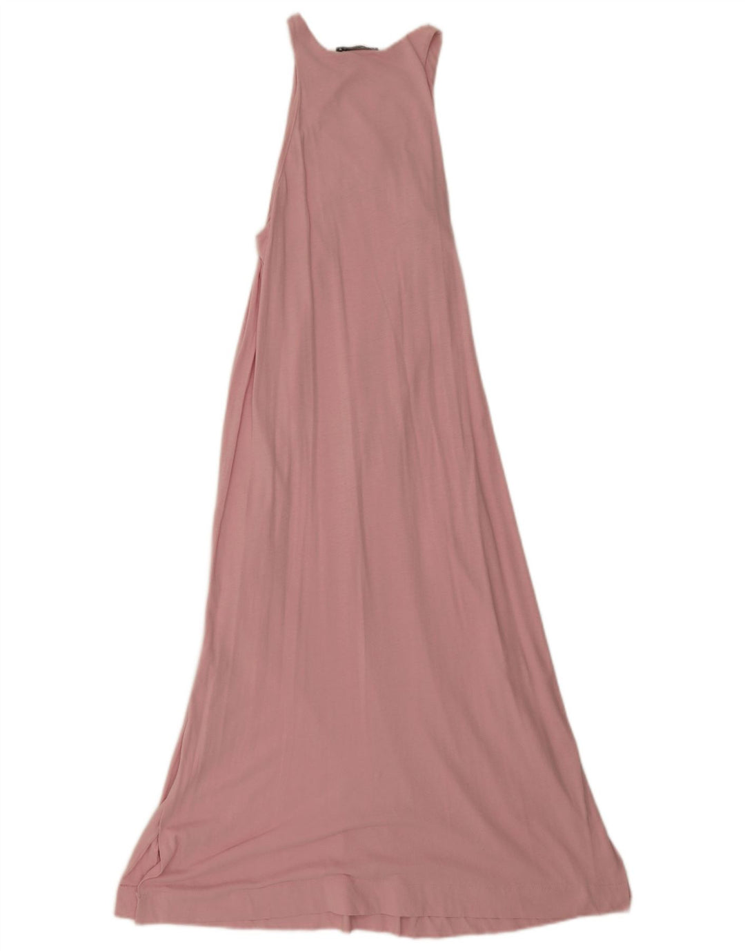 Rochie Maxi fără mâneci pentru femei Zara UK 12 Roz mediu
