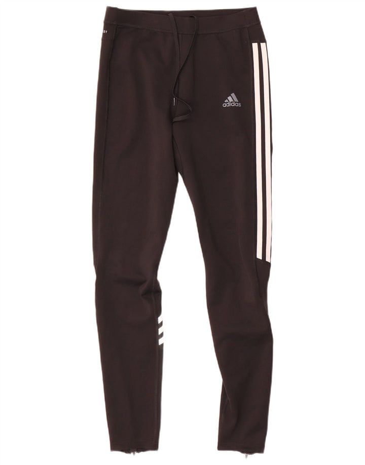 Pantaloni de trening Adidas Aeroready pentru femei UK 14 Poliester mediu negru