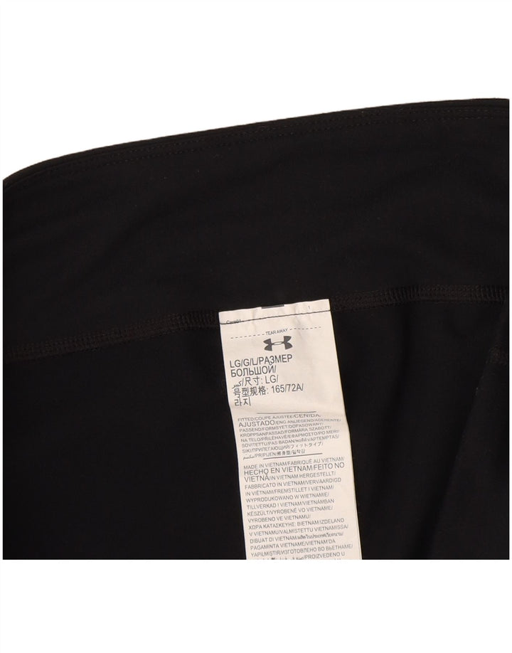 Leggings Capri Under Armour pentru femei UK 16 Poliester negru mare