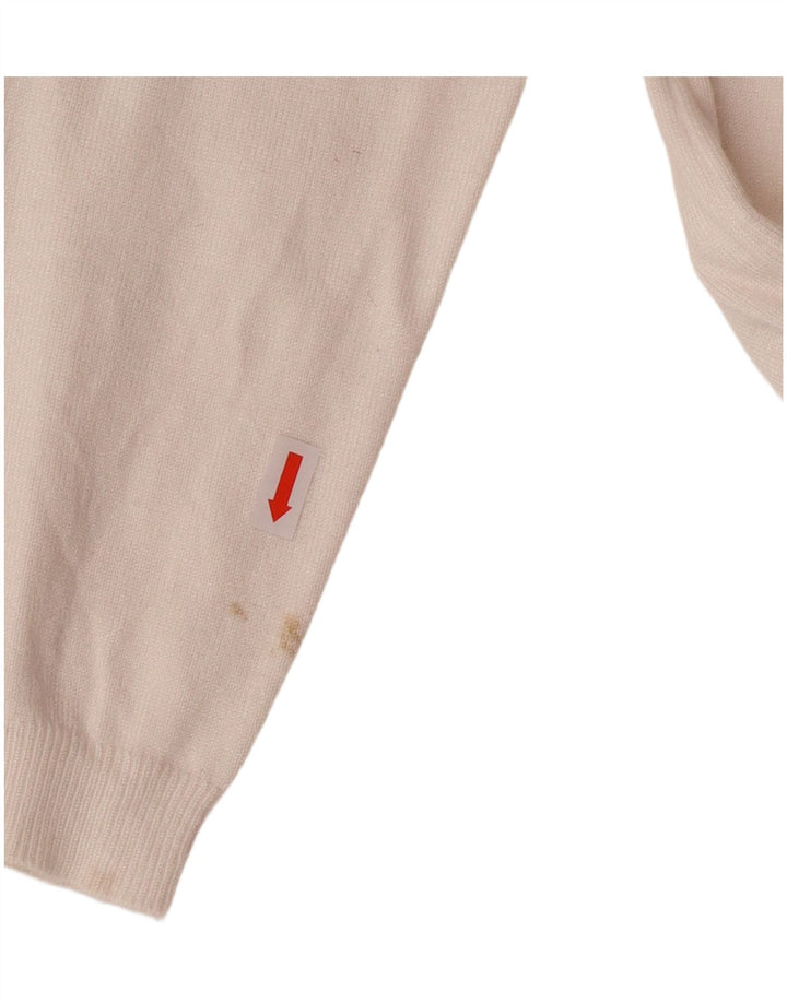 Pulover Guess pentru femei, cu grafică, cu gât de barcă, UK 10 Small White