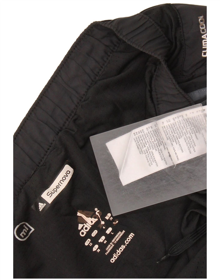 Pantaloni scurți sport Supernova ADIDAS pentru femei UK 12 Poliester mediu negru