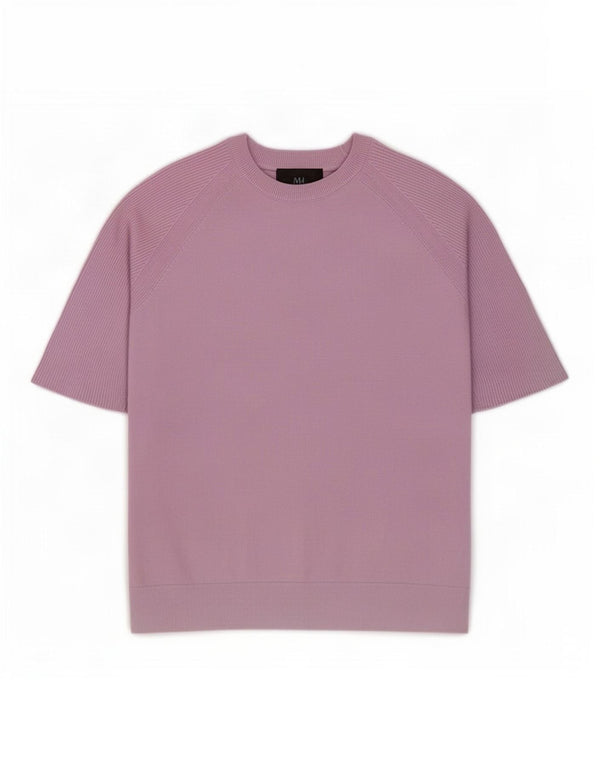 Pulover pentru femei Marks & Spencer Crop Boat Gâtul UK 12 Medium Purple